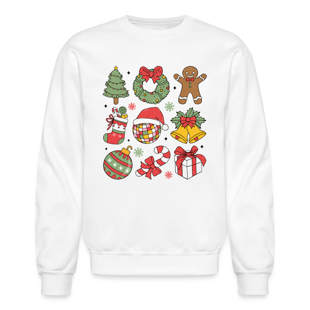 Christmas Holiday Season Sweatshirt - white