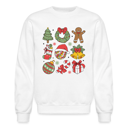 Christmas Holiday Season Sweatshirt - white