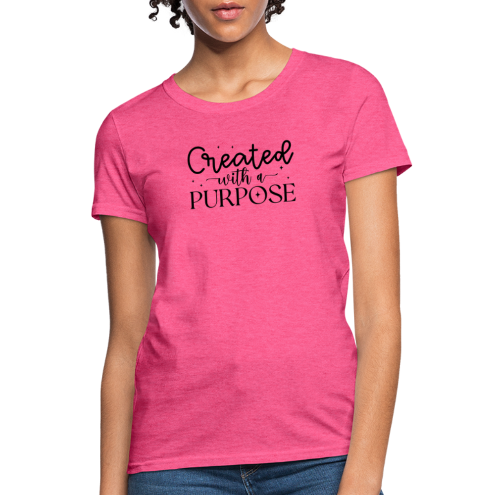 Created with a Purpose Women's T-Shirt - heather pink