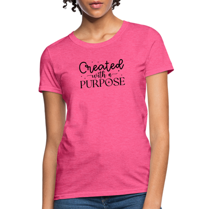 Created with a Purpose Women's T-Shirt - heather pink