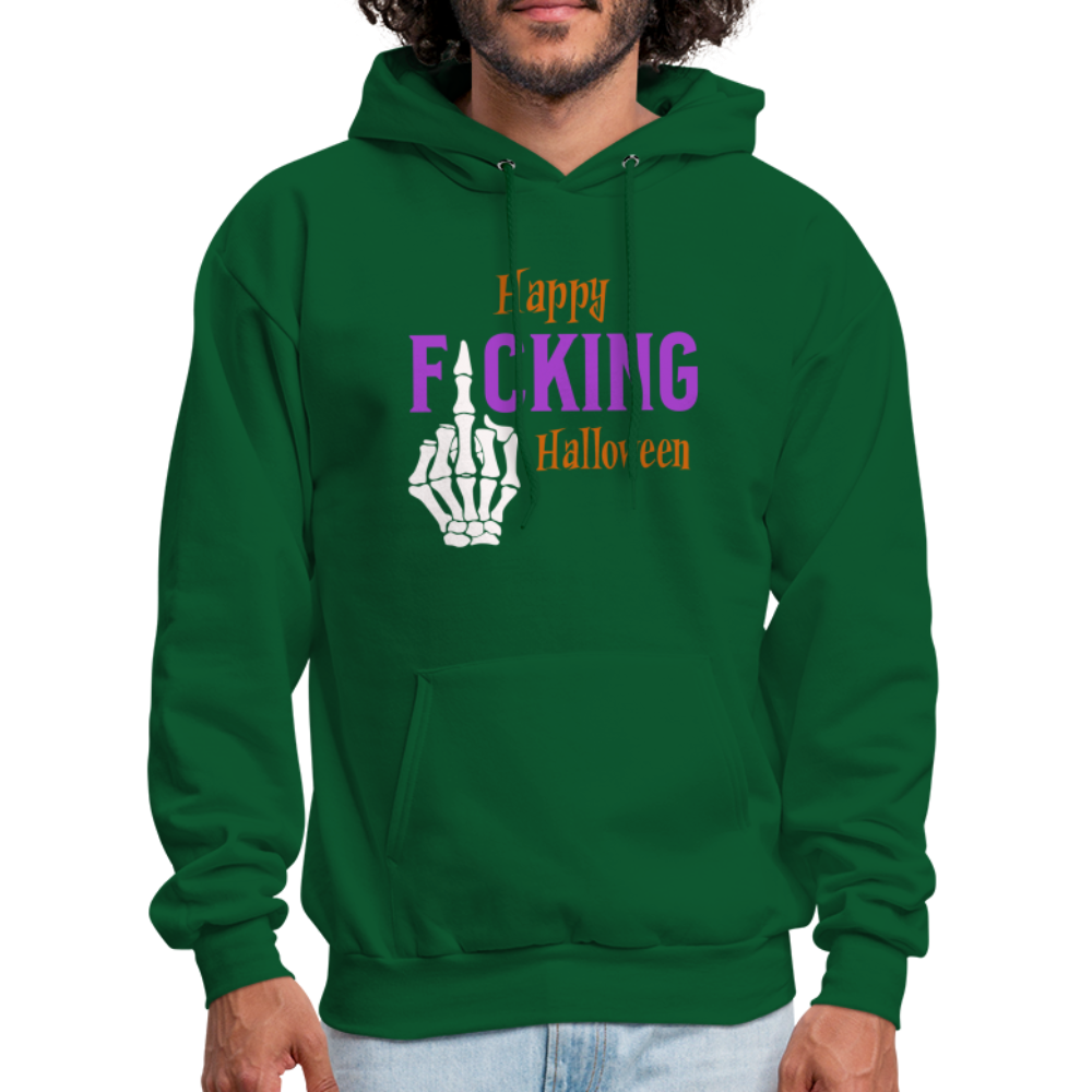 Happy F*cking Halloween Hoodie - forest green