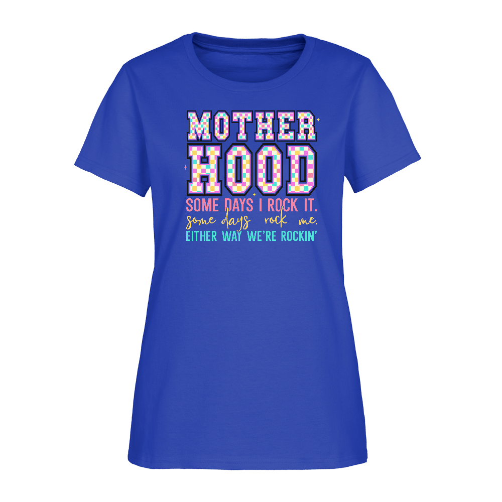 Motherhood We’re Rocking It Women’s T-Shirt Color: royal blue