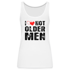 I Heart Hot Older Men (I Love Hot Older Men) Women’s Premium Tank Top