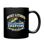 Mike Litoris Fishing Charters Black Coffee Mug
