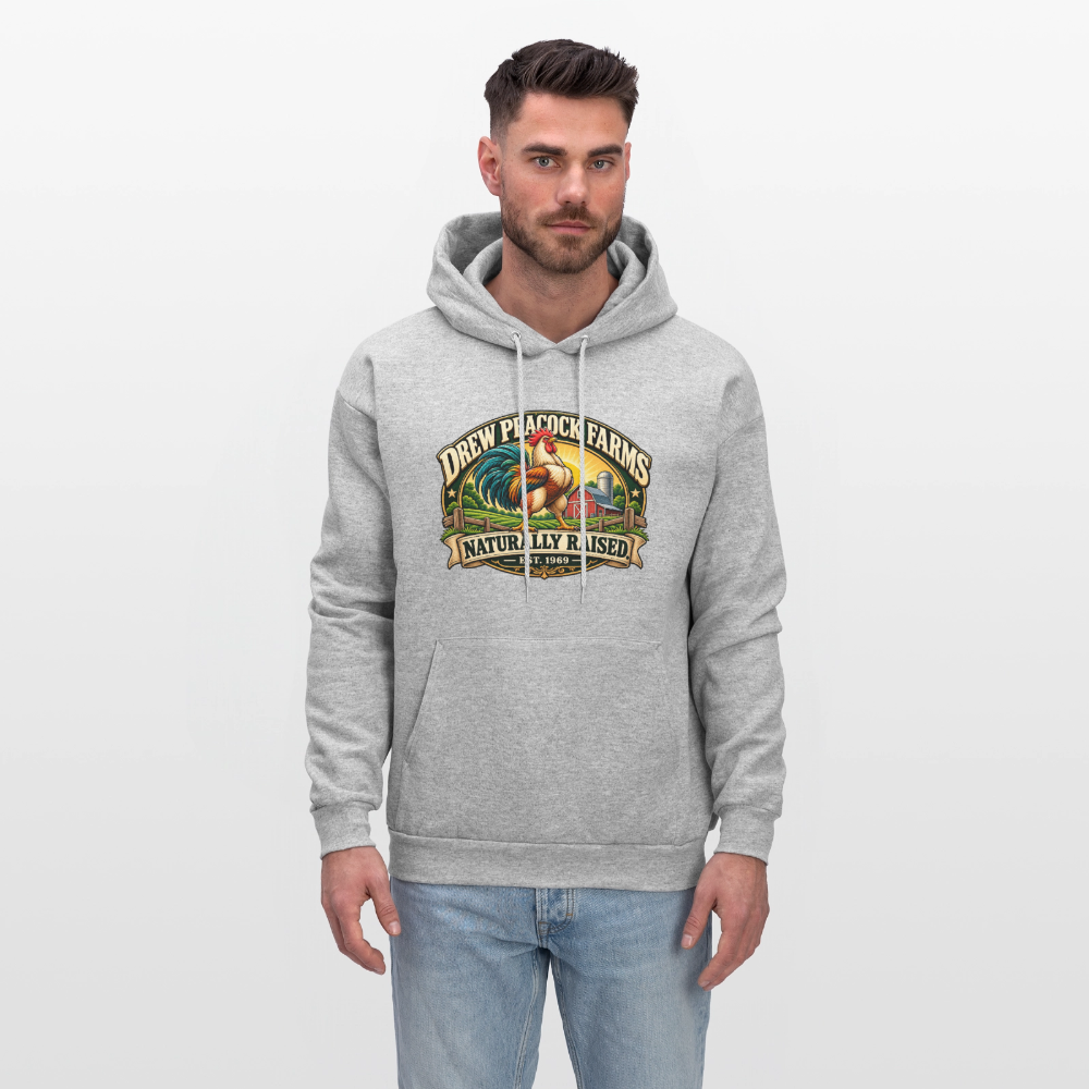 Drew Peacock Farms Hoodie - heather gray
