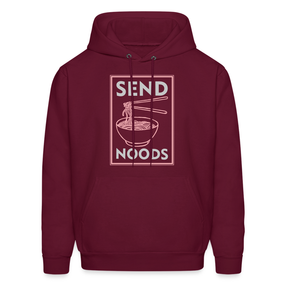 Send Noods Hoodie - burgundy