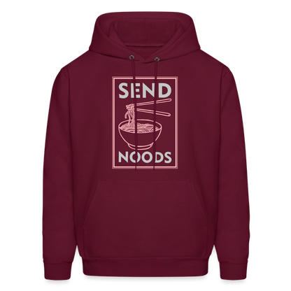 Send Noods Hoodie - burgundy