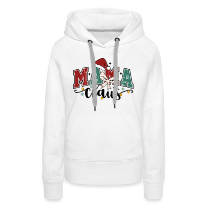 Mama Claus Women’s Premium Hoodie - white