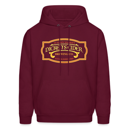 Dicken's Cider Brewing Co Hoodie - burgundy