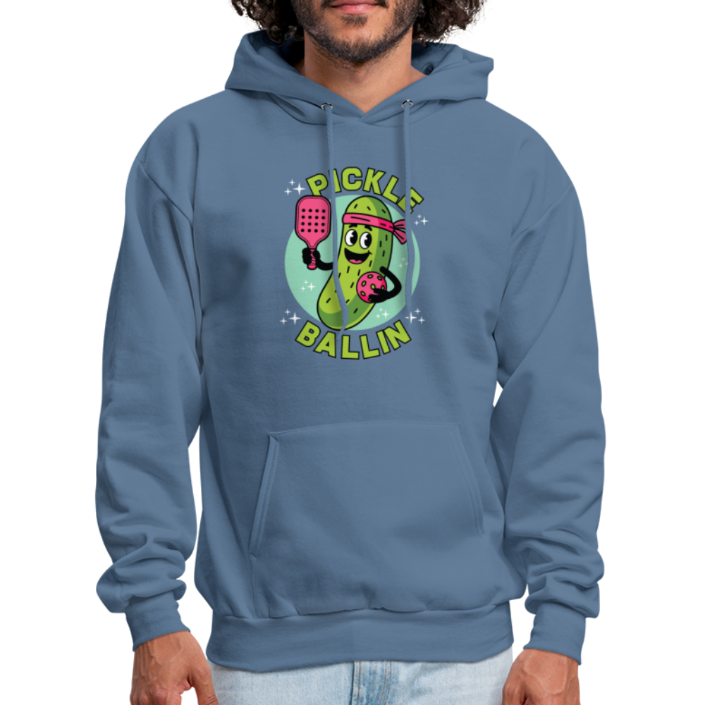 Pickle Ballin Hoodie - denim blue