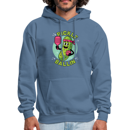 Pickle Ballin Hoodie - denim blue