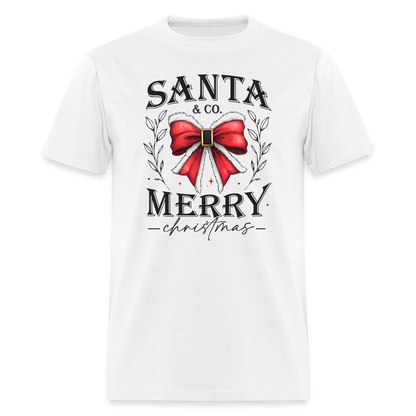 Merry Christmas Santa & Co T-Shirt - white