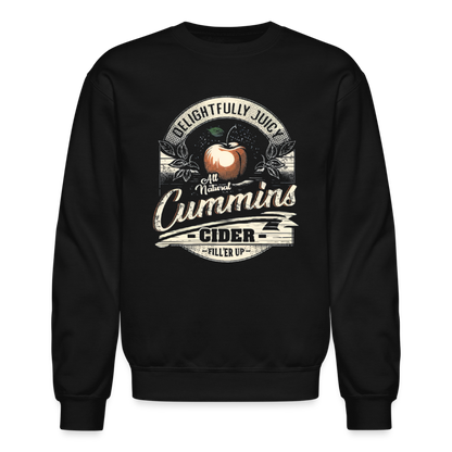 Vintage Cummins Cider (Funny Adult Humor) Sweatshirt - black