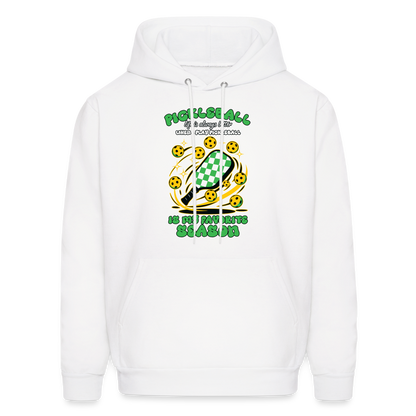 Pickleball Is My Favorite Season Hoodie - white