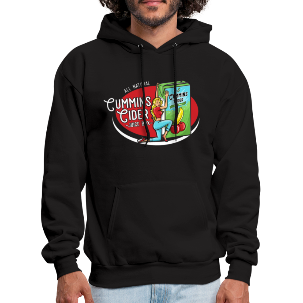 Cummins Cider Juice Box (Adult Sexual Humor) Hoodie - black