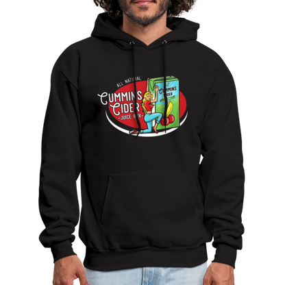 Cummins Cider Juice Box (Adult Sexual Humor) Hoodie - black