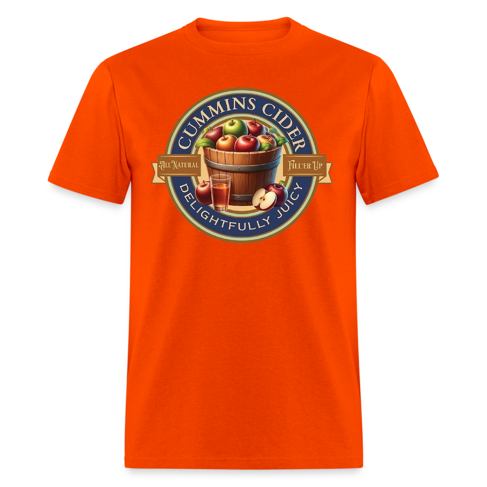 Cummins Cider (Funny Adult Humor) T-Shirt - orange