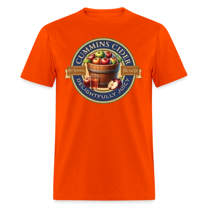 Cummins Cider (Funny Adult Humor) T-Shirt - orange