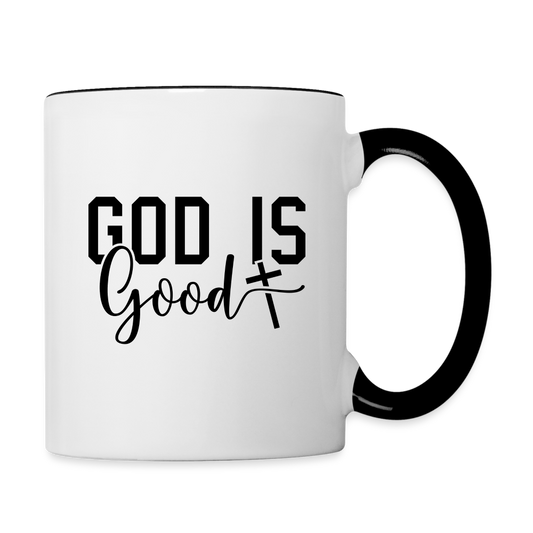 God is Good Coffee Mug - white/black