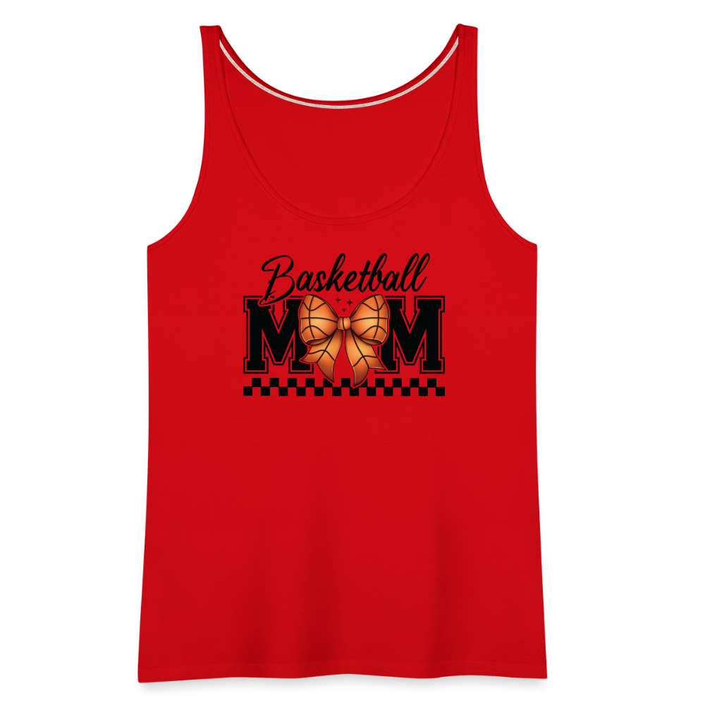 Basketball Mom Women’s Premium Tank Top - red