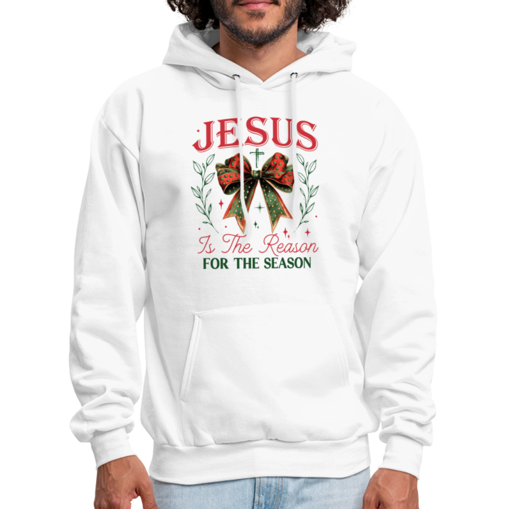 Jesus Is The Reason For The Season Hoodie - white