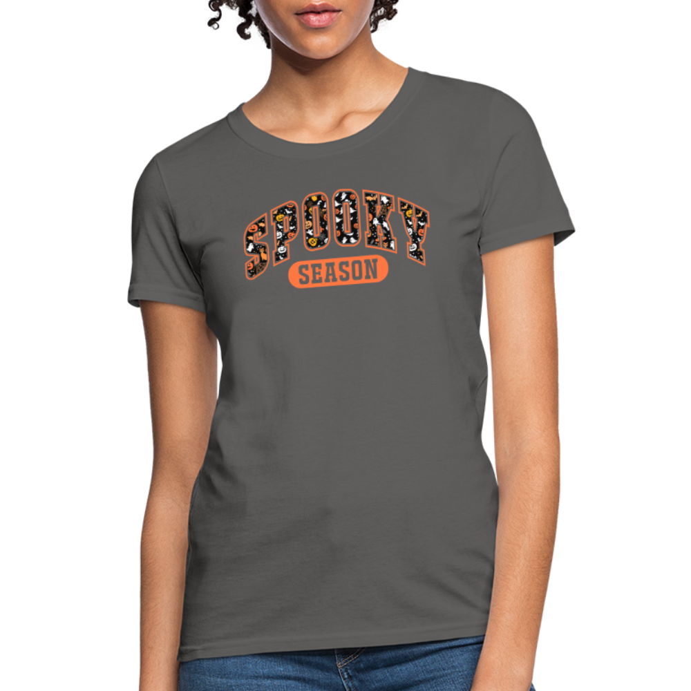 Spooky Season Women's T-Shirt (Halloween) - charcoal