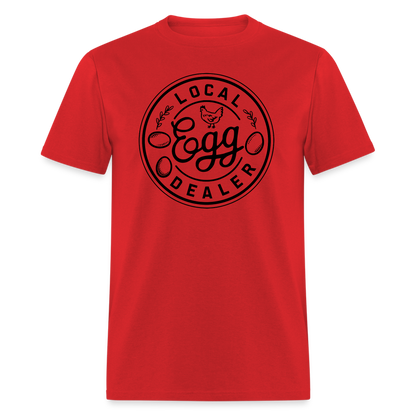 Local Egg Dealer T-Shirt - red