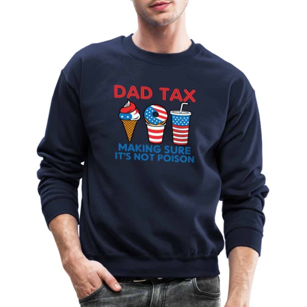 Dad Tax Sweatshirt (Red White Blue) - navy