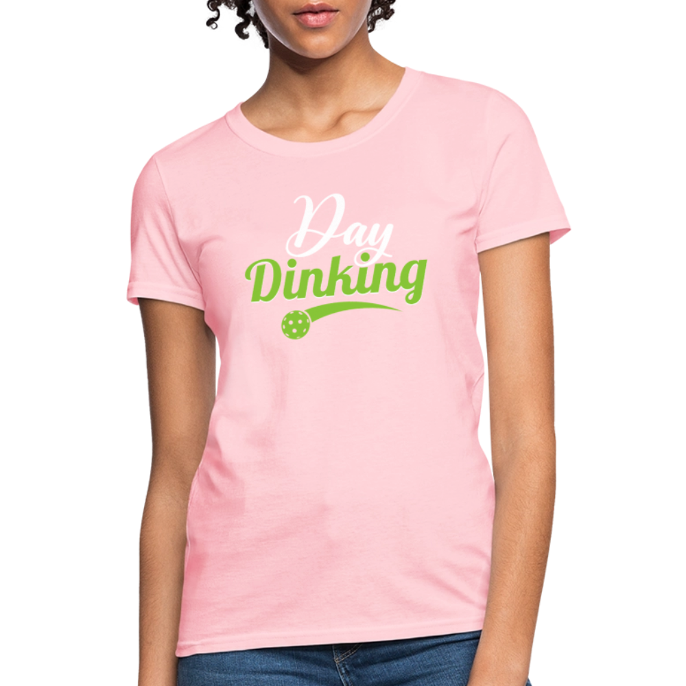 Day Dinking Women's Contoured T-Shirt - pink