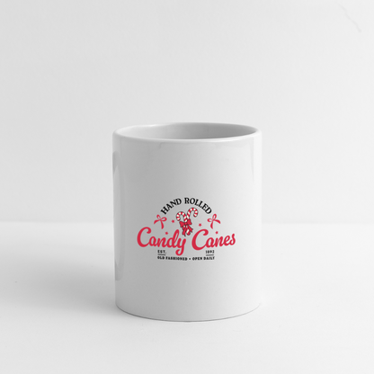 Hand Rolled Candy Canes Coffee Mug - white