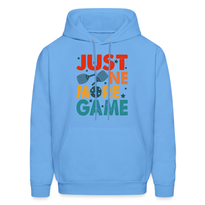 Just One More Game (Pickleball) Hoodie - carolina blue