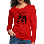 Super Cool Aunt Killing It Women's Premium Long Sleeve T-Shirt