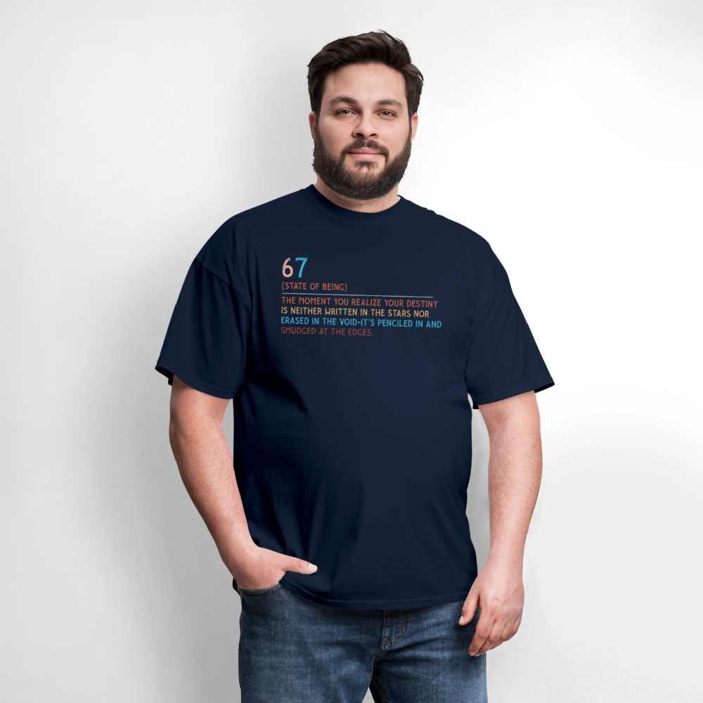 Six Seven Definition 67 T-Shirt - navy