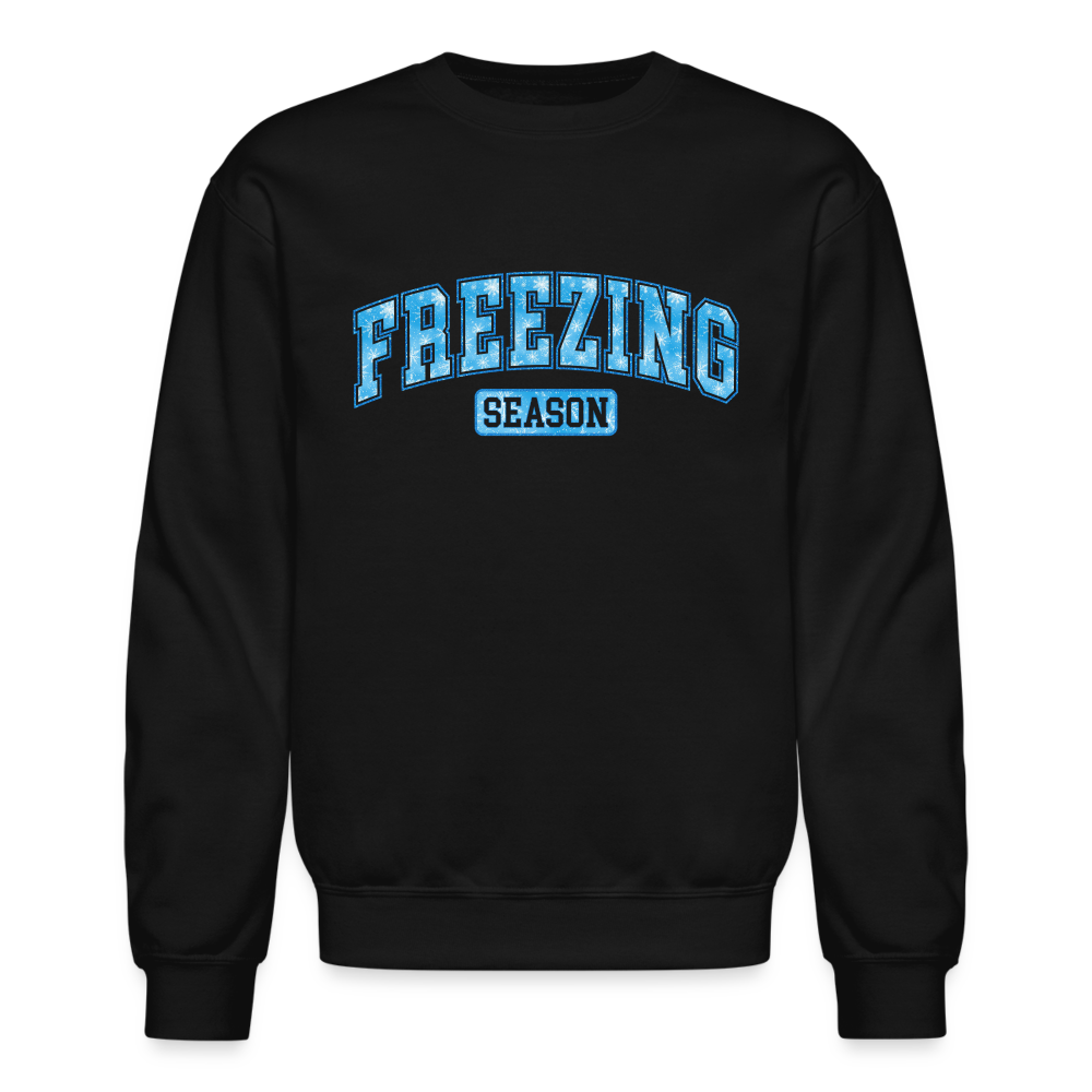Freezing Season Unisex Crewneck Sweatshirt - black