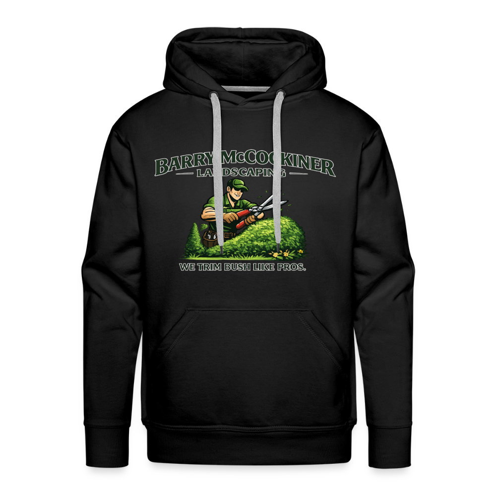 Barry McCockiner Landscaping Funny Hoodie Color: Black