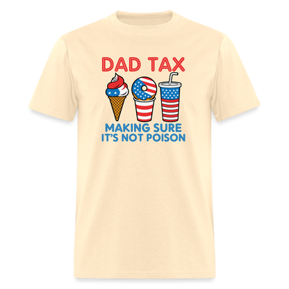 Dad Tax T-Shirt (Red White Blue) - natural