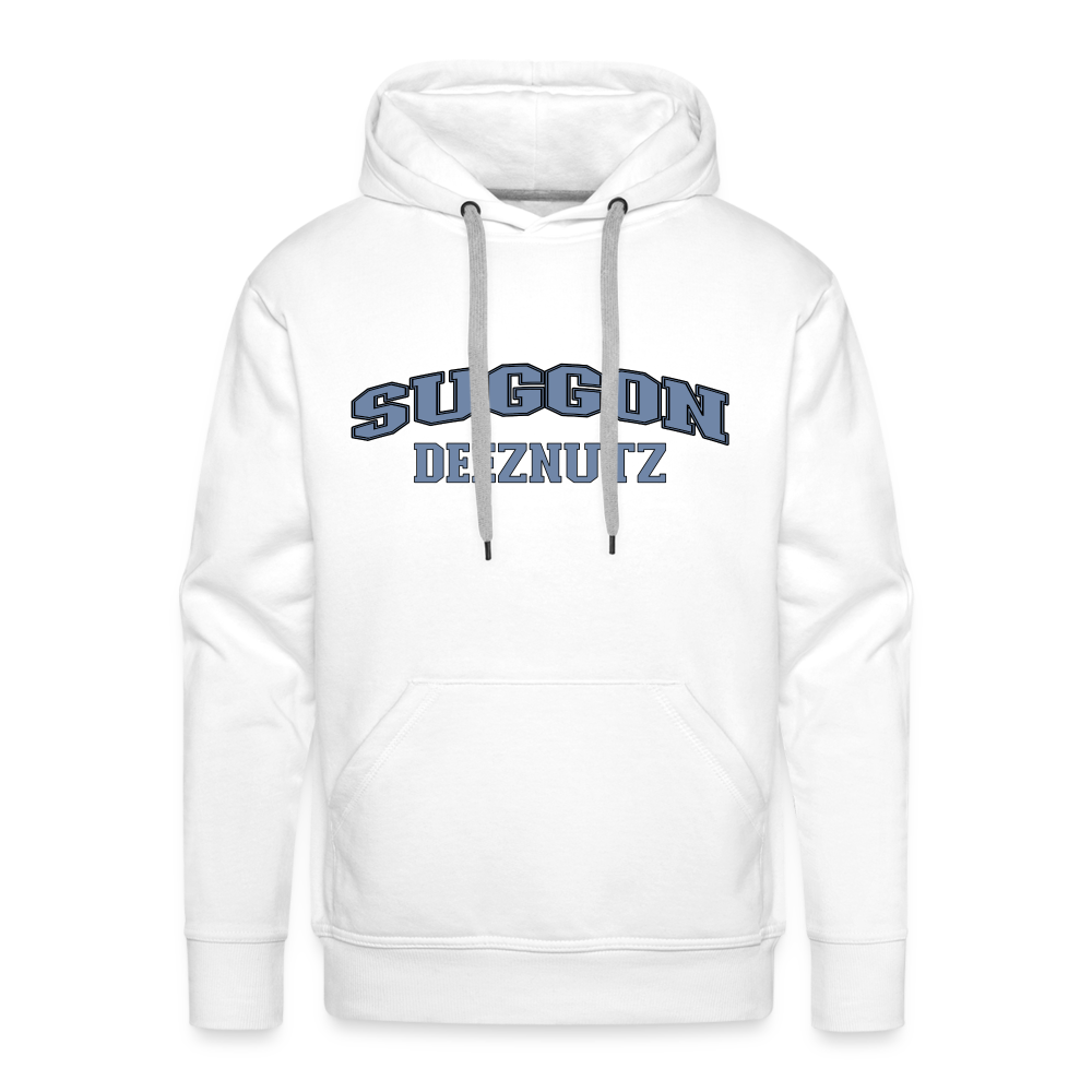 Suggon Deeznutz Premium Hoodie - white