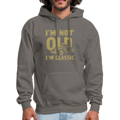 I'm Not Old I'M Classic Hoodie - asphalt gray