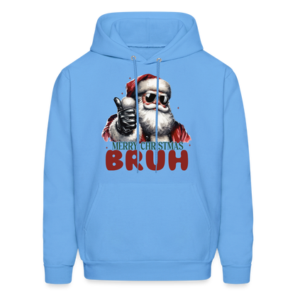 Merry Christmas Bruh Hoodie - carolina blue