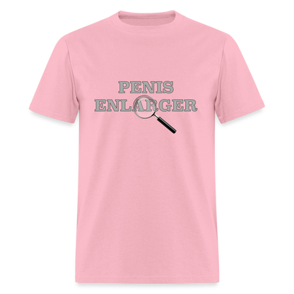 Penis Enlarger T-Shirt (Funny Adult Humor) - pink