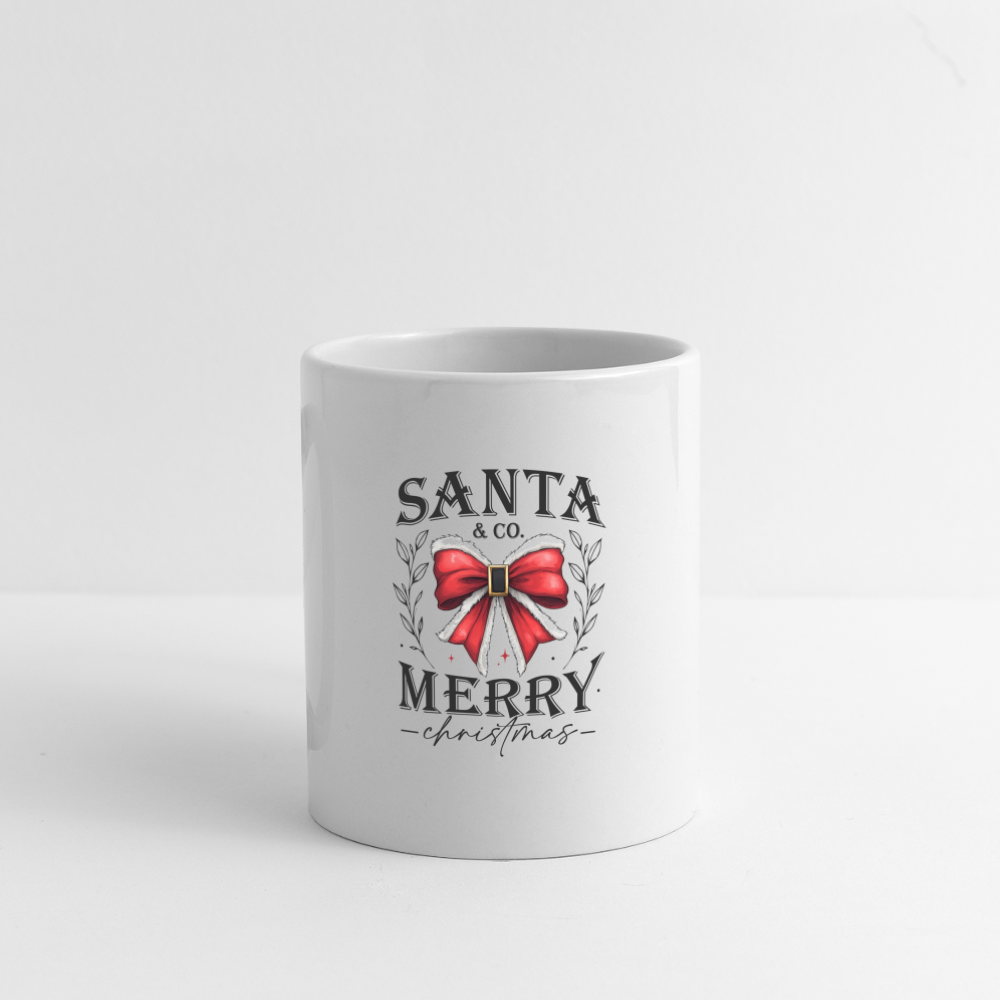 Merry Christmas Santa & Co Coffee Mug - white