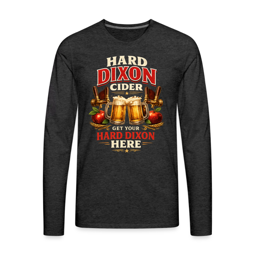 Hard Dixon Cider Funny Long Sleeve T-Shirt Color: Black