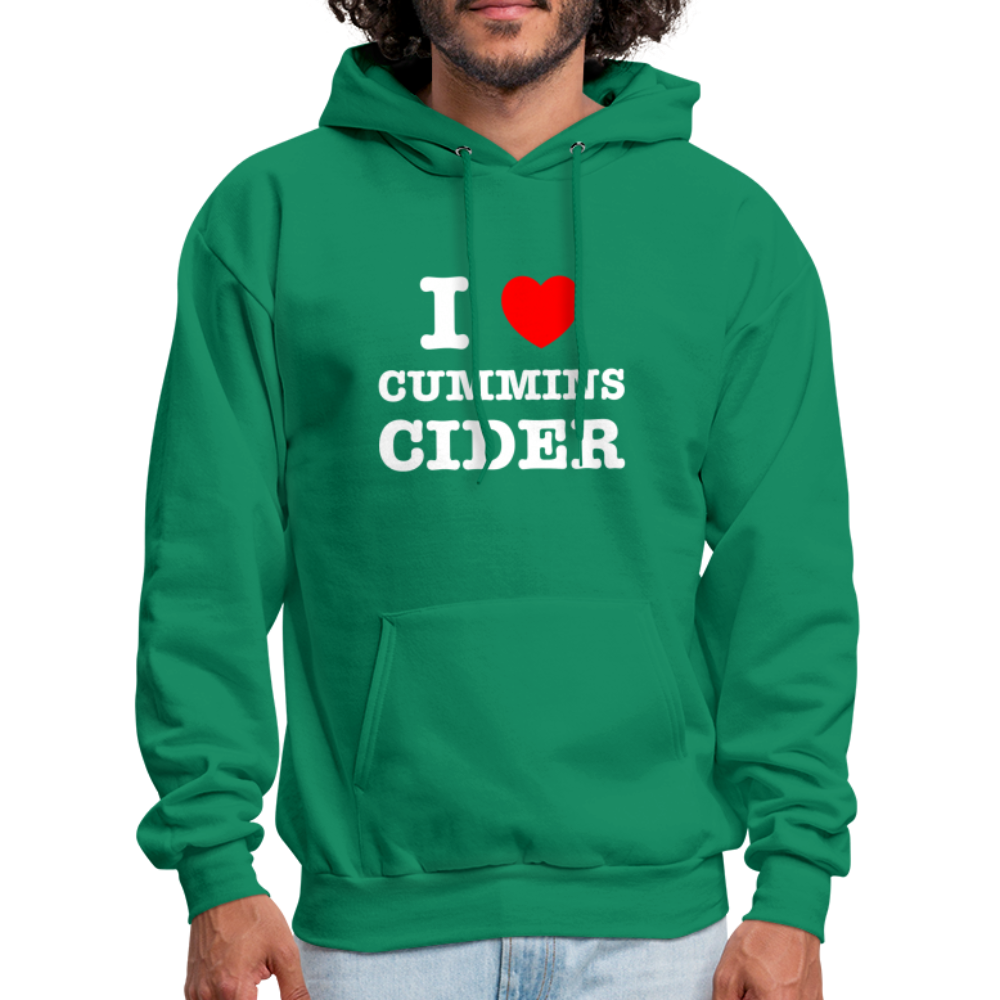 I Heart Cummins Cider Hoodie - kelly green