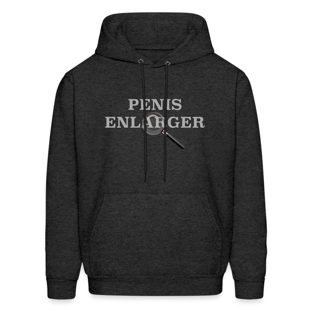 Penis Enlarger Hoodie (Funny Adult Humor) - charcoal grey