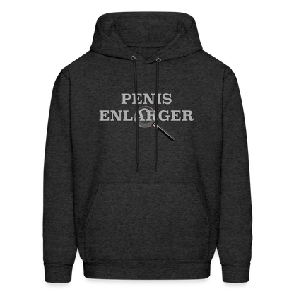 Penis Enlarger Hoodie (Funny Adult Humor) - charcoal grey