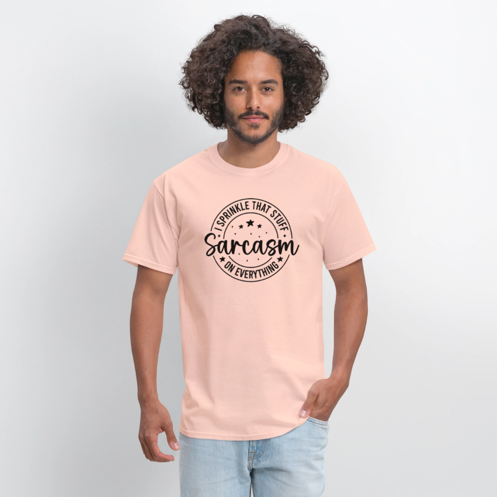 Sarcasm T-Shirt – Sprinkle That Stuff On Everything - blush pink 