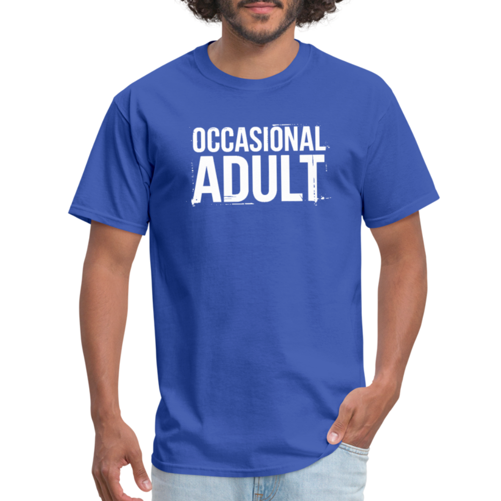 Occasional Adult T-Shirt - royal blue