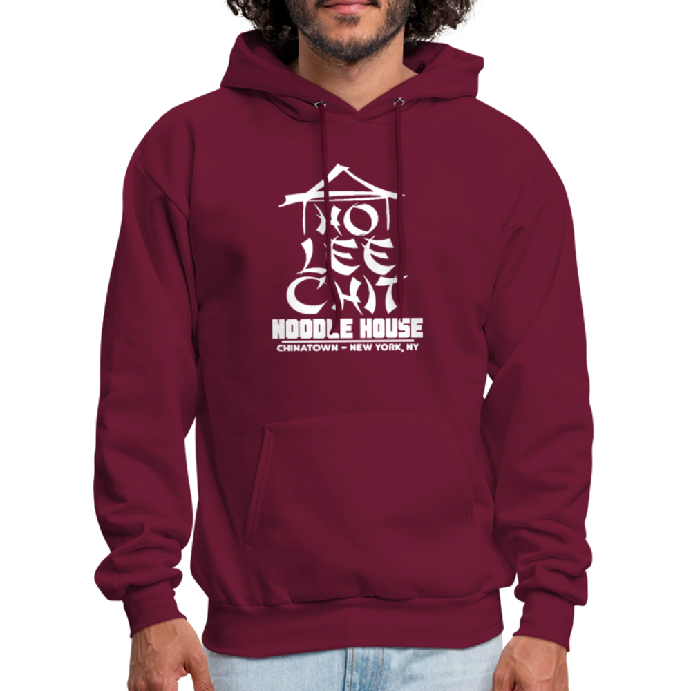 Ho Lee Chit Noodle House (Funny Wordplay) Hoodie - burgundy