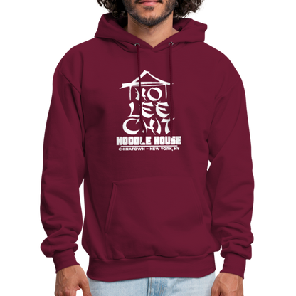 Ho Lee Chit Noodle House (Funny Wordplay) Hoodie - burgundy