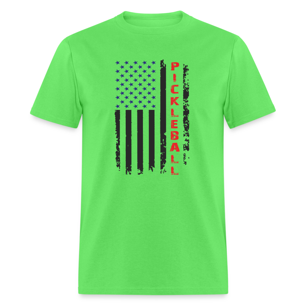 Pickleball Flag T-Shirt - kiwi